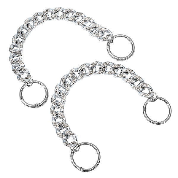 PandaHall Acrylic Shoe Charms Chains, with Crystal Rhinestone and Alloy Spring Gate Rings, for DIY Shoes Decoration, Platinum, 268mm Acrylic..., Gray
PandaHall Acrylic Shoe Charms Chains, with Crystal Rhinestone and Alloy Spring Gate Rings, for DIY Shoes Decoration, Platinum, 268mm Acrylic..., Gray