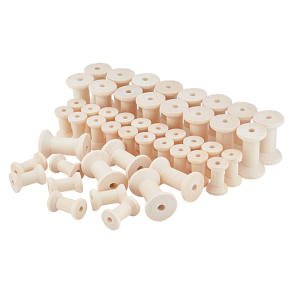 PandaHall Wooden Empty Spools for Wire, Thread Bobbins, Lead Free, Moccasin, 29~45x20~30mm, Hole: 6~7mm, 60pcs/set Wood Orange
PandaHall Wooden Empty Spools for Wire, Thread Bobbins, Lead Free, Moccasin, 29~45x20~30mm, Hole: 6~7mm, 60pcs/set Wood Orange