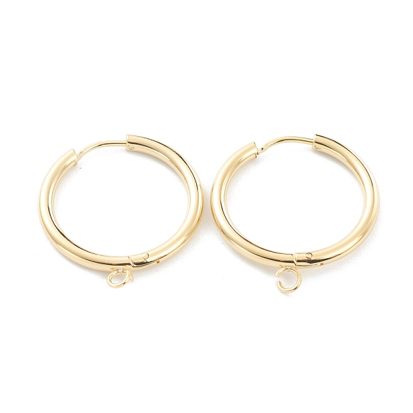 PandaHall 201 Stainless Steel Huggie Hoop Earring Findings, with Horizontal Loop and 316 Surgical Stainless Steel Pin, Real 24K Gold Plated...
PandaHall 201 Stainless Steel Huggie Hoop Earring Findings, with Horizontal Loop and 316 Surgical Stainless Steel Pin, Real 24K Gold Plated...