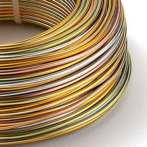 PandaHall 5 Segment Colors Round Aluminum Craft Wire, for Beading Jewelry Craft Making, Gold, 12 Gauge, 2mm, about 190.28 Feet(58m)/roll...
PandaHall 5 Segment Colors Round Aluminum Craft Wire, for Beading Jewelry Craft Making, Gold, 12 Gauge, 2mm, about 190.28 Feet(58m)/roll...