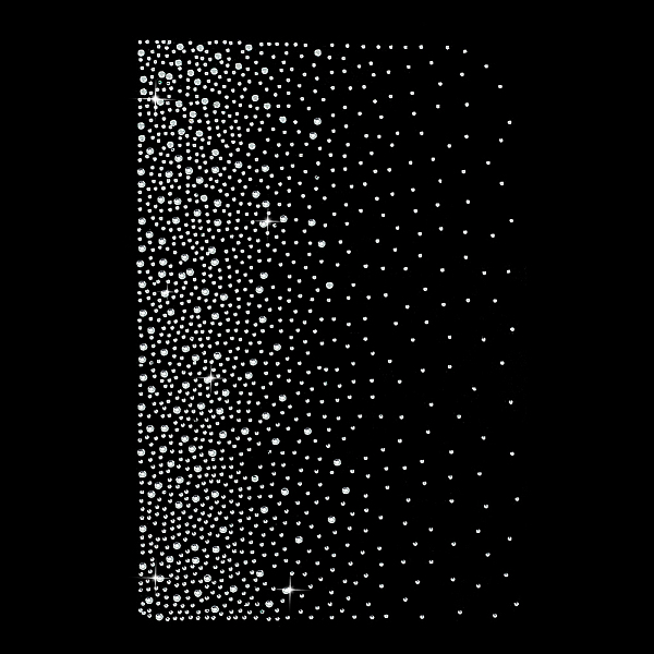 PandaHall Glitter Glass Hotfix Rhinestone, Polka Dot Pattern, Crystal, 263x178x1.5mm, Rhinestone: 1.5~3mm Glass Rhinestone Flat Round Clear
PandaHall Glitter Glass Hotfix Rhinestone, Polka Dot Pattern, Crystal, 263x178x1.5mm, Rhinestone: 1.5~3mm Glass Rhinestone Flat Round Clear