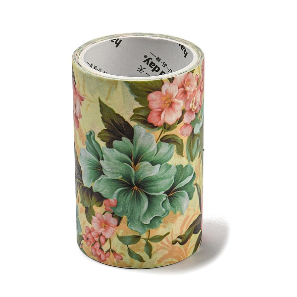 PandaHall Flower Decorative Paper Tapes, Floral Adhesive Tapes, for DIY Scrapbooking Supplie Gift Decoration, Medium Aquamarine, 60mm, about...
PandaHall Flower Decorative Paper Tapes, Floral Adhesive Tapes, for DIY Scrapbooking Supplie Gift Decoration, Medium Aquamarine, 60mm, about...