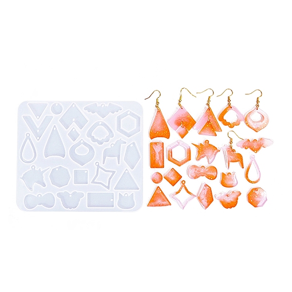 PandaHall Geometry Earrings Pendants DIY Silicone Mold, Resin Casting Molds, for UV Resin, Epoxy Resin Craft Making, Clear, 113x129x4.5mm...
PandaHall Geometry Earrings Pendants DIY Silicone Mold, Resin Casting Molds, for UV Resin, Epoxy Resin Craft Making, Clear, 113x129x4.5mm...