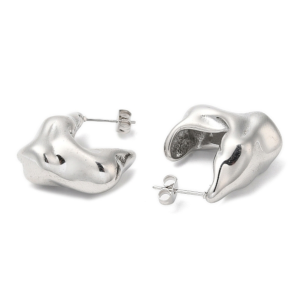 PandaHall 304 Stainless Steel Twist Stud Earrings, Stainless Steel Color, 24x14mm 304 Stainless Steel Twist
PandaHall 304 Stainless Steel Twist Stud Earrings, Stainless Steel Color, 24x14mm 304 Stainless Steel Twist