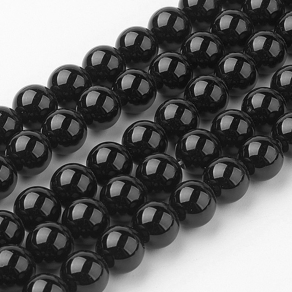PandaHall Natural Black Onyx Beads Strands, Round, Grade A, Dyed & Heated, 8~8.5mm, Hole: 1mm, about 45~47pcs/strand, 14.9 inch(38cm) Black...
PandaHall Natural Black Onyx Beads Strands, Round, Grade A, Dyed & Heated, 8~8.5mm, Hole: 1mm, about 45~47pcs/strand, 14.9 inch(38cm) Black...