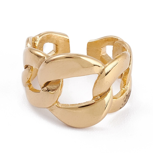 PandaHall Unisex 304 Stainless Steel Finger Rings, Adjustable Rings, Curb Chain Shape, Golden, 4~15mm, Inner Diameter: 17.1mm 304 Stainless...
PandaHall Unisex 304 Stainless Steel Finger Rings, Adjustable Rings, Curb Chain Shape, Golden, 4~15mm, Inner Diameter: 17.1mm 304 Stainless...
