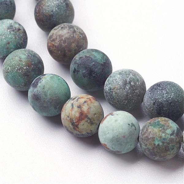 PandaHall Natural African Turquoise(Jasper) Bead Strands, Frosted, Round, 6mm, Hole: 1mm, about 54~56pcs/strand, 14.96 inch African...
PandaHall Natural African Turquoise(Jasper) Bead Strands, Frosted, Round, 6mm, Hole: 1mm, about 54~56pcs/strand, 14.96 inch African...