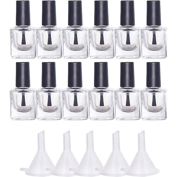 PandaHall BENECREAT Transparent Glass Nail Polish Empty Bottle, with Brush, Mini Transparent Plastic Funnel Hopper, Clear, Empty Bottle...
PandaHall BENECREAT Transparent Glass Nail Polish Empty Bottle, with Brush, Mini Transparent Plastic Funnel Hopper, Clear, Empty Bottle...