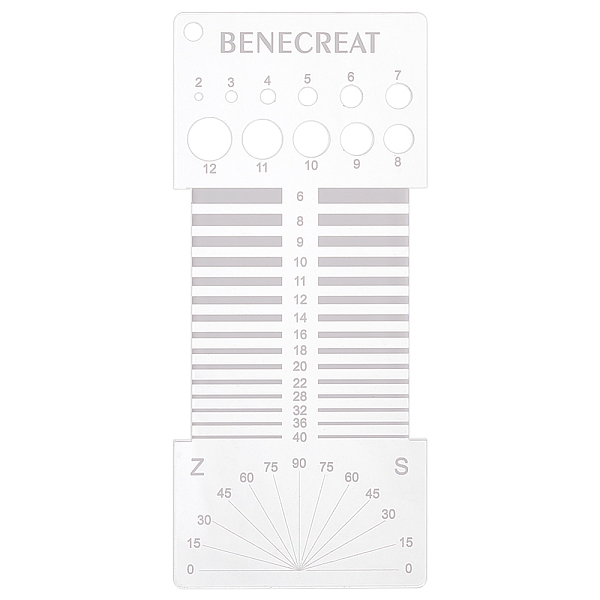 PandaHall Acrylic Knitting Rulers, Knitting Tools, Rectangle, Clear, 16x7x0.4cm, Hole: 5mm Acrylic Rectangle Clear
PandaHall Acrylic Knitting Rulers, Knitting Tools, Rectangle, Clear, 16x7x0.4cm, Hole: 5mm Acrylic Rectangle Clear