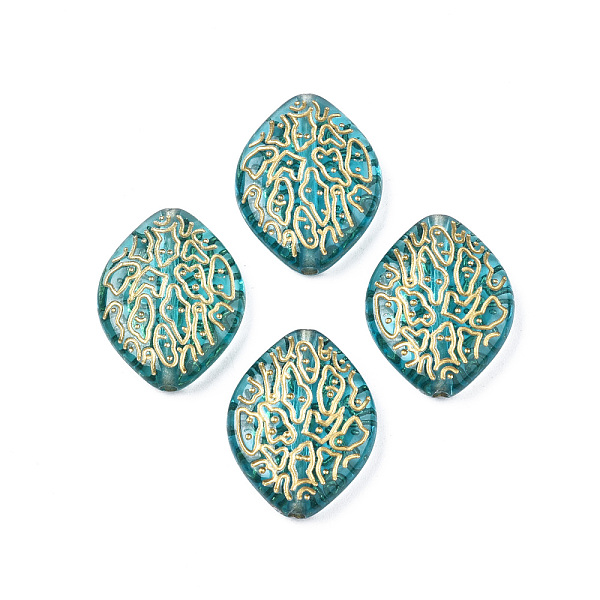 PandaHall Plating Acrylic Beads, Metal Enlaced, Oval, Dark Turquoise, 20x15.5x4.5mm, Hole: 1.6mm, about 550pcs/500g Acrylic Oval
PandaHall Plating Acrylic Beads, Metal Enlaced, Oval, Dark Turquoise, 20x15.5x4.5mm, Hole: 1.6mm, about 550pcs/500g Acrylic Oval