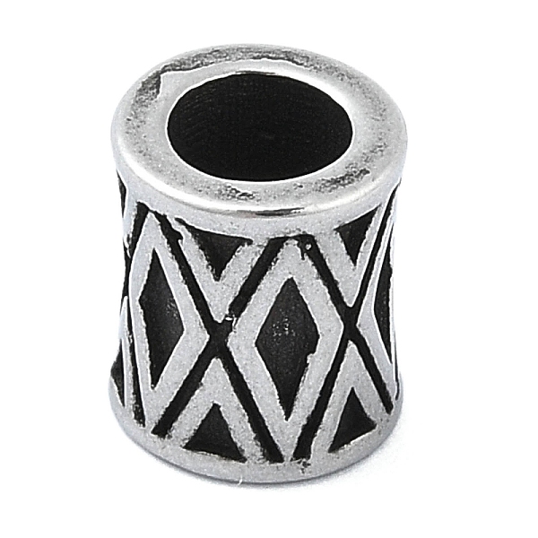 PandaHall 304 Stainless Steel European Beads, Large Hole Beads, Column with Letter X, Antique Silver, 8x7mm, Hole: 4mm 304 Stainless Steel...
PandaHall 304 Stainless Steel European Beads, Large Hole Beads, Column with Letter X, Antique Silver, 8x7mm, Hole: 4mm 304 Stainless Steel...