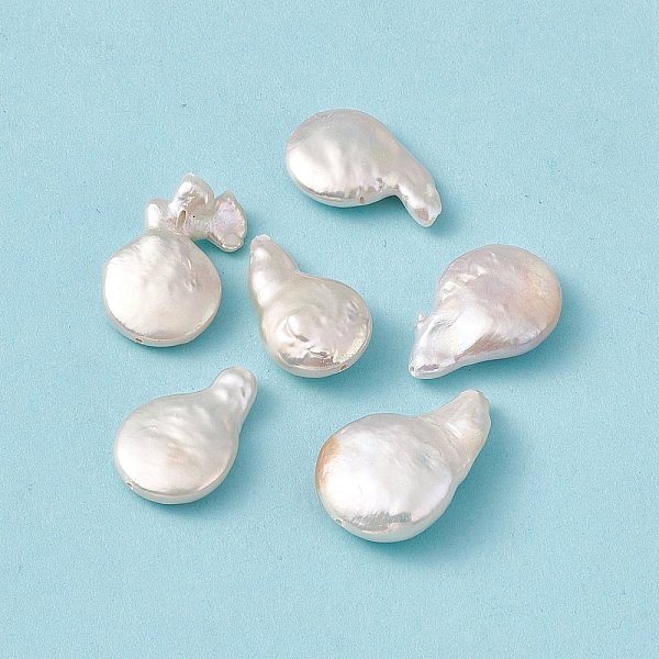 PandaHall Baroque Natural Keshi Pearl Beads, Gourd, Seashell Color, 16.5~25.5x10.5~17x5~7.5mm, Hole: 0.8mm Keshi Pearl Vegetables
PandaHall Baroque Natural Keshi Pearl Beads, Gourd, Seashell Color, 16.5~25.5x10.5~17x5~7.5mm, Hole: 0.8mm Keshi Pearl Vegetables