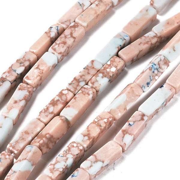 PandaHall Synthetic Imperial Jasper Beads Strands, Dyed, Cuboid, PeachPuff, 12~13.5x4~4.5mm, Hole: 0.8mm, about 29pcs/strand, 14.96..., Brown
PandaHall Synthetic Imperial Jasper Beads Strands, Dyed, Cuboid, PeachPuff, 12~13.5x4~4.5mm, Hole: 0.8mm, about 29pcs/strand, 14.96..., Brown