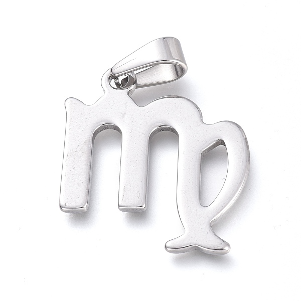 PandaHall 304 Stainless Steel Pendants, Constellation/Zodiac Sign, Stainless Steel Color, Virgo, 31x28x1.5mm, Hole: 10x4.5mm 304 Stainless...
PandaHall 304 Stainless Steel Pendants, Constellation/Zodiac Sign, Stainless Steel Color, Virgo, 31x28x1.5mm, Hole: 10x4.5mm 304 Stainless...