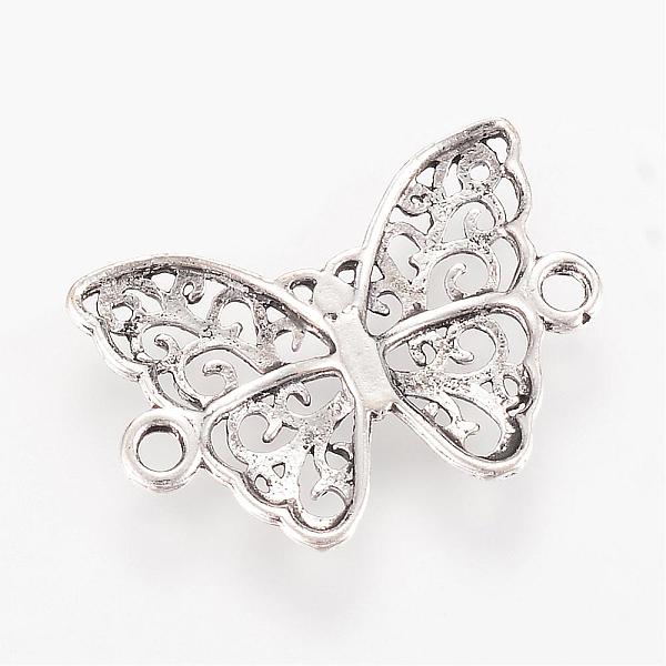 PandaHall Tibetan Style Alloy Links connectors, Butterfly, Cadmium Free & Lead Free, Antique Silver, 20x14x2mm, Hole: 1.5mm, about...
PandaHall Tibetan Style Alloy Links connectors, Butterfly, Cadmium Free & Lead Free, Antique Silver, 20x14x2mm, Hole: 1.5mm, about...
