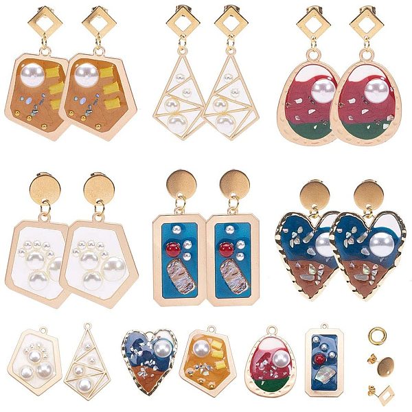 PandaHall SUNNYCLUE DIY Earring Making, with Epoxy Resin Pendants, Alloy Findings and 304 Stainless Steel Stud Earring Findings, Golden..., Multicolor
PandaHall SUNNYCLUE DIY Earring Making, with Epoxy Resin Pendants, Alloy Findings and 304 Stainless Steel Stud Earring Findings, Golden..., Multicolor