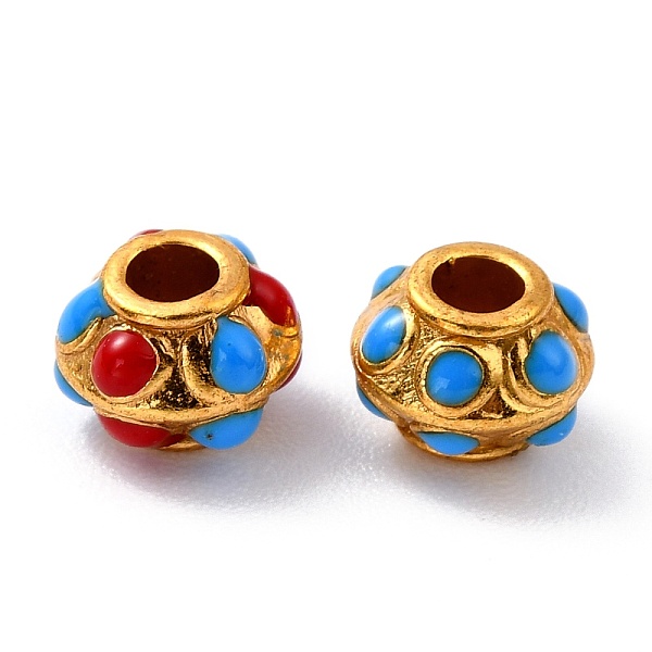 PandaHall Alloy Enamel Beads, Long-Lasting Plated, Rondelle, Real 18K Gold Plated, Mixed Color, 7.5x5.5mm, Hole: 3mm Alloy+Enamel Rondelle..., Multicolor
PandaHall Alloy Enamel Beads, Long-Lasting Plated, Rondelle, Real 18K Gold Plated, Mixed Color, 7.5x5.5mm, Hole: 3mm Alloy+Enamel Rondelle..., Multicolor