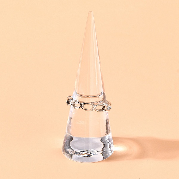 PandaHall Acrylic Organic Glass Ring Displays, Cone, Clear, 25.5x69mm Acrylic Clear
PandaHall Acrylic Organic Glass Ring Displays, Cone, Clear, 25.5x69mm Acrylic Clear