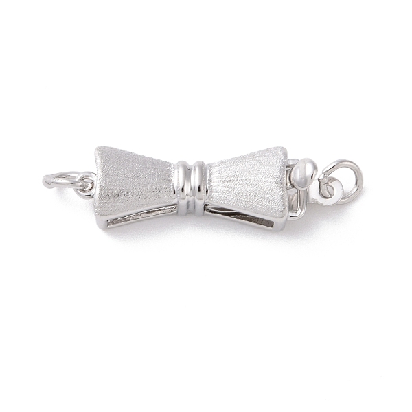 PandaHall Brass Box Clasps, Textured, Bowknot, Platinum, 20x6x5.5mm, Hole: 2.3mm Brass Bowknot
PandaHall Brass Box Clasps, Textured, Bowknot, Platinum, 20x6x5.5mm, Hole: 2.3mm Brass Bowknot