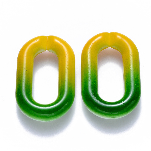 PandaHall Two Tone Opaque Acrylic Linking Rings, Quick Link Connectors, for Cable Chains Making, Oval, Green, 39x23.5x7mm, Inner Diameter...
PandaHall Two Tone Opaque Acrylic Linking Rings, Quick Link Connectors, for Cable Chains Making, Oval, Green, 39x23.5x7mm, Inner Diameter...