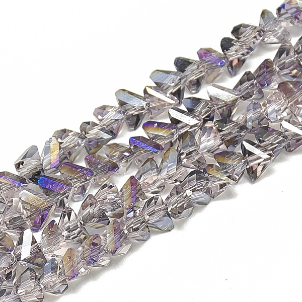 PandaHall Electroplate Glass Beads Strands, Faceted Triangle, Lilac, 6x5x4mm, Hole: 1.2mm, about 88~90pcs/strand, 28~30cm Glass Triangle..., Purple
PandaHall Electroplate Glass Beads Strands, Faceted Triangle, Lilac, 6x5x4mm, Hole: 1.2mm, about 88~90pcs/strand, 28~30cm Glass Triangle..., Purple