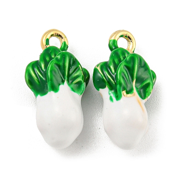 PandaHall Brass Enamel Pendants, Real 18K Gold Plated, Chinese Cabbage, 16x9x7mm, Hole: 1.6mm Brass+Enamel Vegetables Green
PandaHall Brass Enamel Pendants, Real 18K Gold Plated, Chinese Cabbage, 16x9x7mm, Hole: 1.6mm Brass+Enamel Vegetables Green