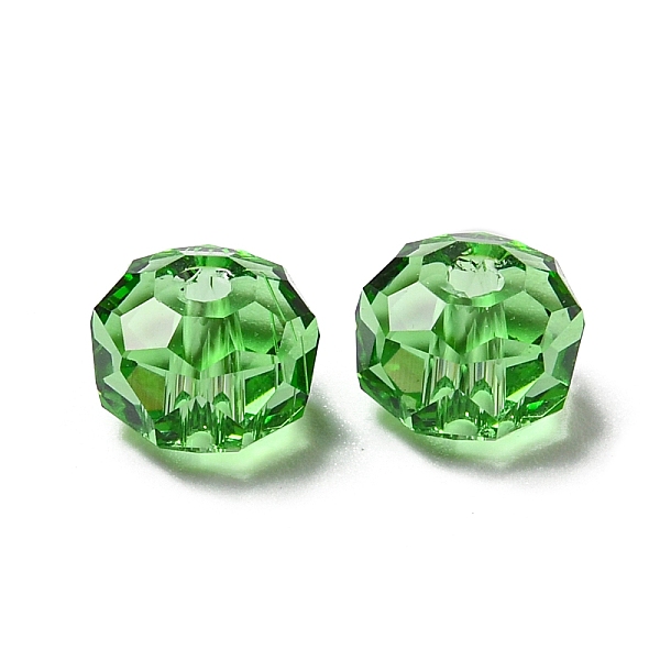 PandaHall Transparent Glass Beads, Faceted, Rondelle, Peridot, 8x5mm, Hole: 1.2mm Glass Rondelle Green
PandaHall Transparent Glass Beads, Faceted, Rondelle, Peridot, 8x5mm, Hole: 1.2mm Glass Rondelle Green