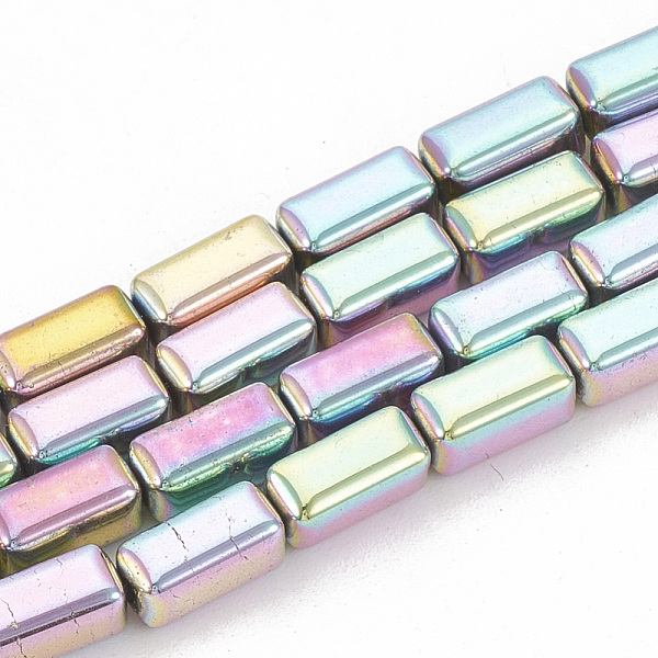 PandaHall Electroplate Non-magnetic Synthetic Hematite Beads Strands, Cuboid, Multi-color Plated, 8x4x4mm, Hole: 1mm, about 60pcs/strand...
PandaHall Electroplate Non-magnetic Synthetic Hematite Beads Strands, Cuboid, Multi-color Plated, 8x4x4mm, Hole: 1mm, about 60pcs/strand...
