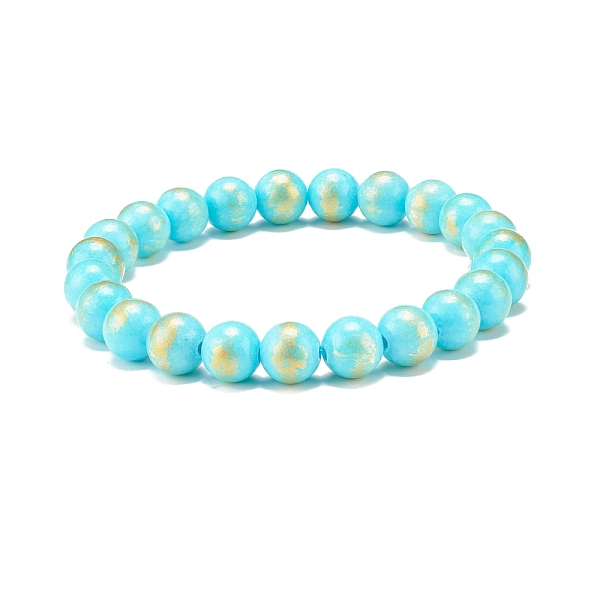 PandaHall Natural Mashan Jade Round Beaded Stretch Bracelet, Gemstone Jewelry for Women, Cyan, Inner Diameter: 2-1/8 inch(5.4cm), Beads...
PandaHall Natural Mashan Jade Round Beaded Stretch Bracelet, Gemstone Jewelry for Women, Cyan, Inner Diameter: 2-1/8 inch(5.4cm), Beads...