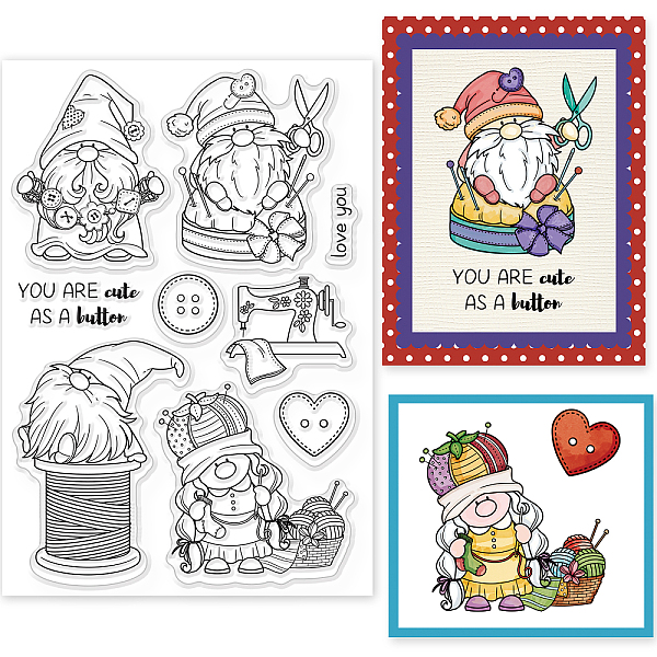PandaHall PVC Plastic Stamps, for DIY Scrapbooking, Photo Album Decorative, Cards Making, Stamp Sheets, Gnome Pattern, 160x110x3mm Plastic...
PandaHall PVC Plastic Stamps, for DIY Scrapbooking, Photo Album Decorative, Cards Making, Stamp Sheets, Gnome Pattern, 160x110x3mm Plastic...