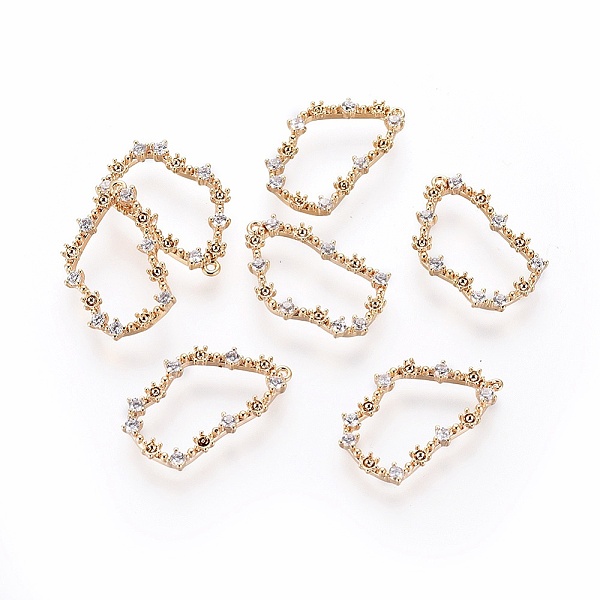 PandaHall Brass Pendant Rhinestone Settings, with Cubic Zirconia, Nuggets, Clear, Real 18K Gold Plated, Fit For 1mm Rhinestone, 24x14.5x3mm...
PandaHall Brass Pendant Rhinestone Settings, with Cubic Zirconia, Nuggets, Clear, Real 18K Gold Plated, Fit For 1mm Rhinestone, 24x14.5x3mm...
