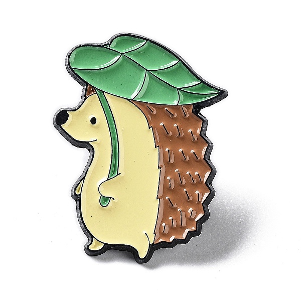 PandaHall Alloy Enamel Brooch, Animal with Plant Pins, Hedgehog with Leaf, 31x23x1.5mm Alloy+Enamel Hedgehog
PandaHall Alloy Enamel Brooch, Animal with Plant Pins, Hedgehog with Leaf, 31x23x1.5mm Alloy+Enamel Hedgehog