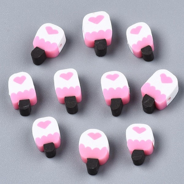PandaHall Handmade Polymer Clay Beads, Ice Cream, Pearl Pink, 11~12.5x7~8x4mm, Hole: 1.5mm Polymer Clay Food
PandaHall Handmade Polymer Clay Beads, Ice Cream, Pearl Pink, 11~12.5x7~8x4mm, Hole: 1.5mm Polymer Clay Food