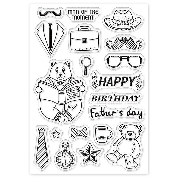 PandaHall PVC Plastic Stamps, for DIY Scrapbooking, Photo Album Decorative, Cards Making, Stamp Sheets, Bear Pattern, 16x11x0.3cm Plastic...
PandaHall PVC Plastic Stamps, for DIY Scrapbooking, Photo Album Decorative, Cards Making, Stamp Sheets, Bear Pattern, 16x11x0.3cm Plastic...