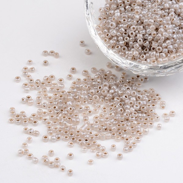 PandaHall 12/0 Ceylon Round Glass Seed Beads, Rosy Brown, Size: about 2mm in diameter, hole:1mm, about 3303pcs/50g Glass Brown
PandaHall 12/0 Ceylon Round Glass Seed Beads, Rosy Brown, Size: about 2mm in diameter, hole:1mm, about 3303pcs/50g Glass Brown