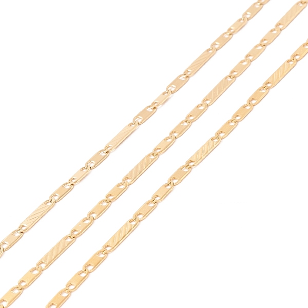 PandaHall Ion Plating(IP) 304 Stainless Steel Chains, Unwelded, with Spool, Golden, 6x2.5x0.5mm & 10x2.5x0.5mm, about 32.81 Feet(10m)/Roll...
PandaHall Ion Plating(IP) 304 Stainless Steel Chains, Unwelded, with Spool, Golden, 6x2.5x0.5mm & 10x2.5x0.5mm, about 32.81 Feet(10m)/Roll...