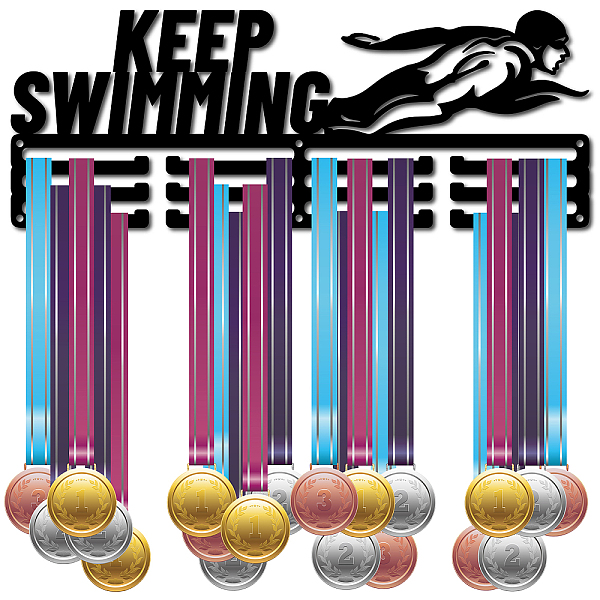 PandaHall CREATCABIN Keep Swimming Medal Hanger Display Sports Medal Holder Iron Competition Wall Hanging Rack Frame Hook Ribbon Display...
PandaHall CREATCABIN Keep Swimming Medal Hanger Display Sports Medal Holder Iron Competition Wall Hanging Rack Frame Hook Ribbon Display...