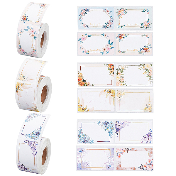 PandaHall GOMAKERER 3 Rolls 3 Styles Rectangle Paper Adhesive Name Tag Blank Stickers, Floral Writable Name Decals, Mixed Color, 54x34mm..., Multicolor
PandaHall GOMAKERER 3 Rolls 3 Styles Rectangle Paper Adhesive Name Tag Blank Stickers, Floral Writable Name Decals, Mixed Color, 54x34mm..., Multicolor