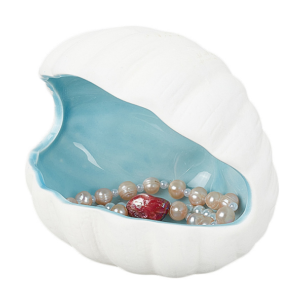 PandaHall Shell Shape Porcelain Jewelry Plate, Storage Tray for Rings, Necklaces, Earring, Light Blue, 102x115x92mm, Inner Diameter...
PandaHall Shell Shape Porcelain Jewelry Plate, Storage Tray for Rings, Necklaces, Earring, Light Blue, 102x115x92mm, Inner Diameter...