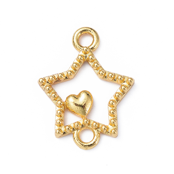 PandaHall Zinc Alloy Links, Open Back Bezel, for DIY UV Resin, Epoxy Resin, Pressed Flower Jewelry, Star with Solid Heart, Golden...
PandaHall Zinc Alloy Links, Open Back Bezel, for DIY UV Resin, Epoxy Resin, Pressed Flower Jewelry, Star with Solid Heart, Golden...