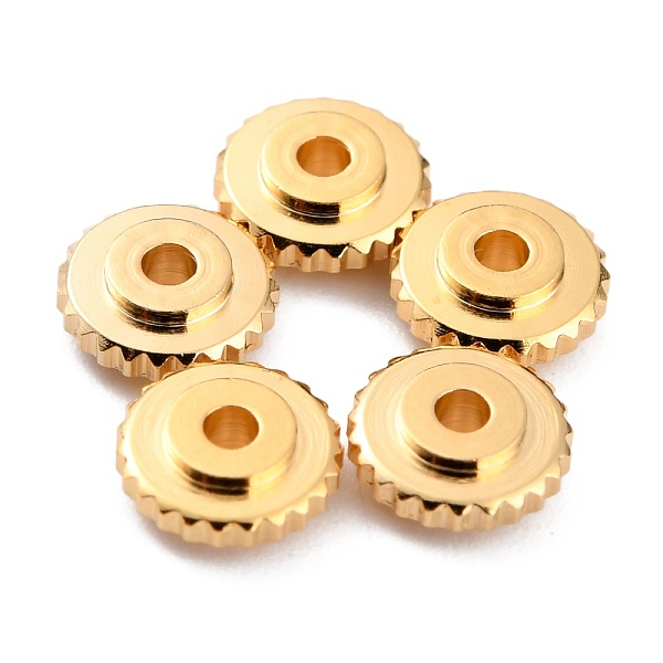 PandaHall Brass Beads, Long-Lasting Plated, Disc/Flat Round, Real 24K Gold Plated, 6x2mm, Hole: 1.4mm Brass Flat Round
PandaHall Brass Beads, Long-Lasting Plated, Disc/Flat Round, Real 24K Gold Plated, 6x2mm, Hole: 1.4mm Brass Flat Round