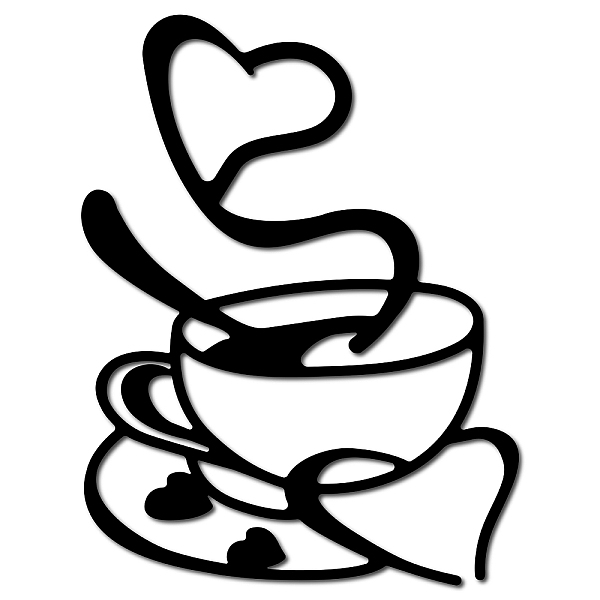 PandaHall CREATCABIN Coffee Cup Wooden Wall Art Decor Wood Sign Laser Cut Basswood Silhouette Decorative Hanging Sculpture for Cafe..., Black
PandaHall CREATCABIN Coffee Cup Wooden Wall Art Decor Wood Sign Laser Cut Basswood Silhouette Decorative Hanging Sculpture for Cafe..., Black