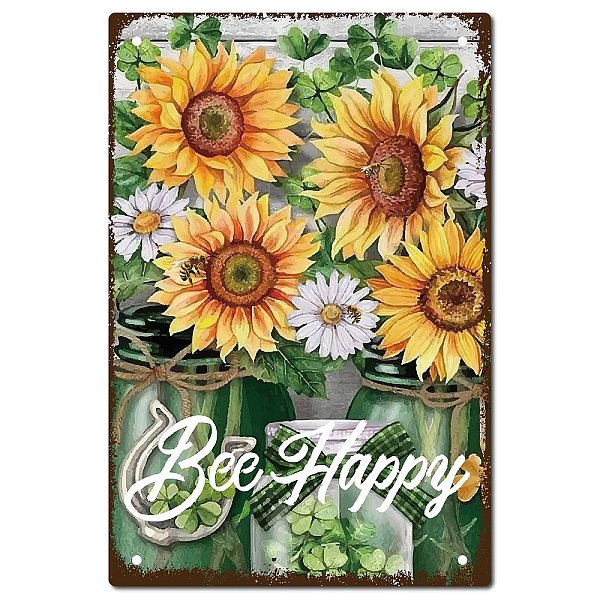 PandaHall CREATCABIN Sunflower Vintage Sign Metal Tin Sign Bee Happy Poster Sign Wall Decor Retro Painting Plaque Iron Sign Art Mural...
PandaHall CREATCABIN Sunflower Vintage Sign Metal Tin Sign Bee Happy Poster Sign Wall Decor Retro Painting Plaque Iron Sign Art Mural...
