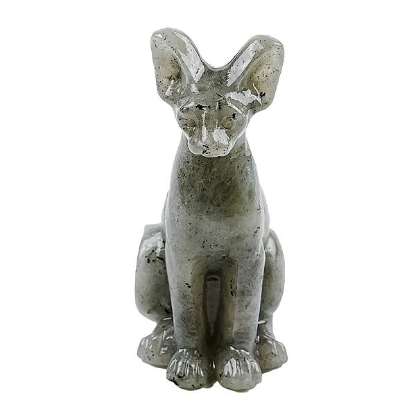 PandaHall Natural Labradorite Carved Egyptian Cat Figurines Statues for Home Office Desktop Decoration, 30x80mm Labradorite Cat Shape
PandaHall Natural Labradorite Carved Egyptian Cat Figurines Statues for Home Office Desktop Decoration, 30x80mm Labradorite Cat Shape