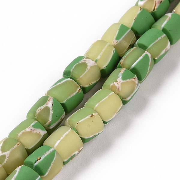 PandaHall Handmade Polyester Clay Beads Strand, with Gold Foil, Column, Yellow Green, 7x6~6.5mm, Hole: 1.6~2mm, about 59~63pcs/strand...
PandaHall Handmade Polyester Clay Beads Strand, with Gold Foil, Column, Yellow Green, 7x6~6.5mm, Hole: 1.6~2mm, about 59~63pcs/strand...