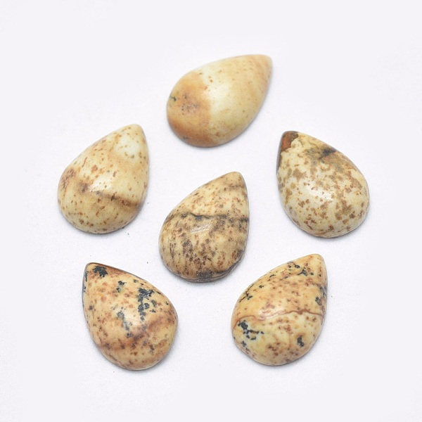 PandaHall Natural Picture Jasper Cabochons, teardrop, 10x7x3mm Picture Jasper Teardrop
PandaHall Natural Picture Jasper Cabochons, teardrop, 10x7x3mm Picture Jasper Teardrop