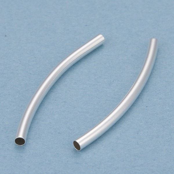 PandaHall Brass Tube Beads, Long-Lasting Plated, Curved Beads, Tube, 925 Sterling Silver Plated, 30x2mm, Hole: 1.5mm Brass Tube
PandaHall Brass Tube Beads, Long-Lasting Plated, Curved Beads, Tube, 925 Sterling Silver Plated, 30x2mm, Hole: 1.5mm Brass Tube