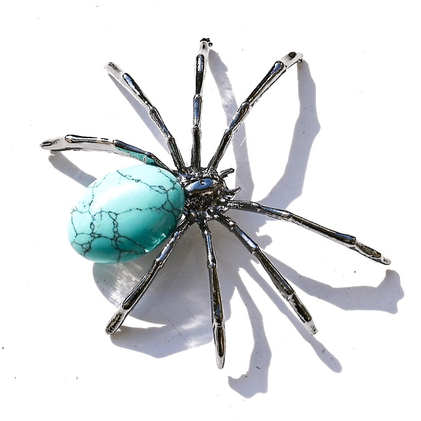 PandaHall Synthetic Turquoise Display Decoration, with Metal Spider Shape Holder, for Home Desktop Decoration, 48x55mm Synthetic Turquoise...
PandaHall Synthetic Turquoise Display Decoration, with Metal Spider Shape Holder, for Home Desktop Decoration, 48x55mm Synthetic Turquoise...