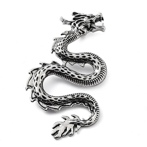 PandaHall Tibetan Style Alloy Pendants, Dragon Charms, Antique Silver, 69x39x2.5mm, Hole: 7.5x4mm Alloy Dragon
PandaHall Tibetan Style Alloy Pendants, Dragon Charms, Antique Silver, 69x39x2.5mm, Hole: 7.5x4mm Alloy Dragon