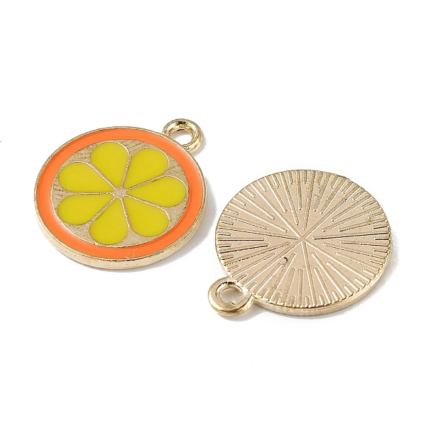 PandaHall Light Gold Tone Alloy Enamel Pendants, Lemon Slice Charm, Orange, 17.5x15x1.5mm, Hole: 2mm Alloy+Enamel Fruit Orange
PandaHall Light Gold Tone Alloy Enamel Pendants, Lemon Slice Charm, Orange, 17.5x15x1.5mm, Hole: 2mm Alloy+Enamel Fruit Orange